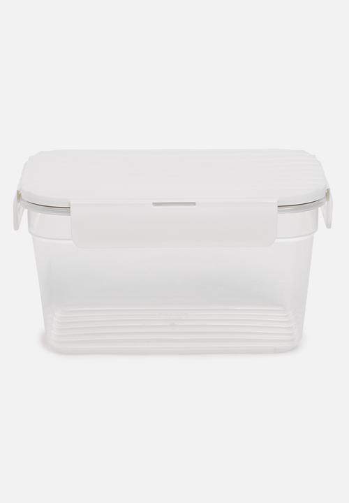 LocknLock - Wave container medium set of 4 - white