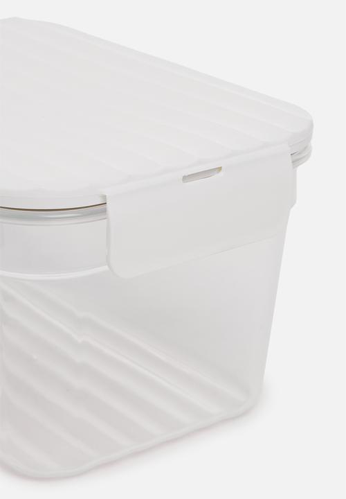 LocknLock - Wave container medium set of 4 - white