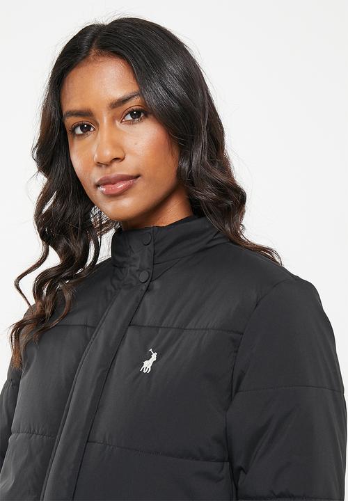 POLO - Wmn long sleeve puffer jacket - black