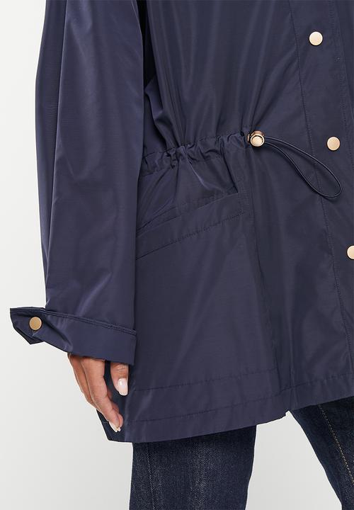 POLO - Wmn long sleeve parka jacket - navy