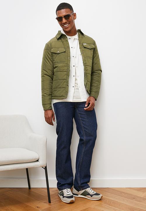 Lark & Crosse - Utility puffer jacket - khaki