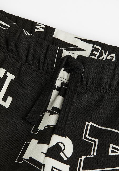H&M - 2-piece printed sweatshirt set - black/spider-man