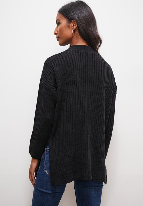 edit - Longer length pullover - black