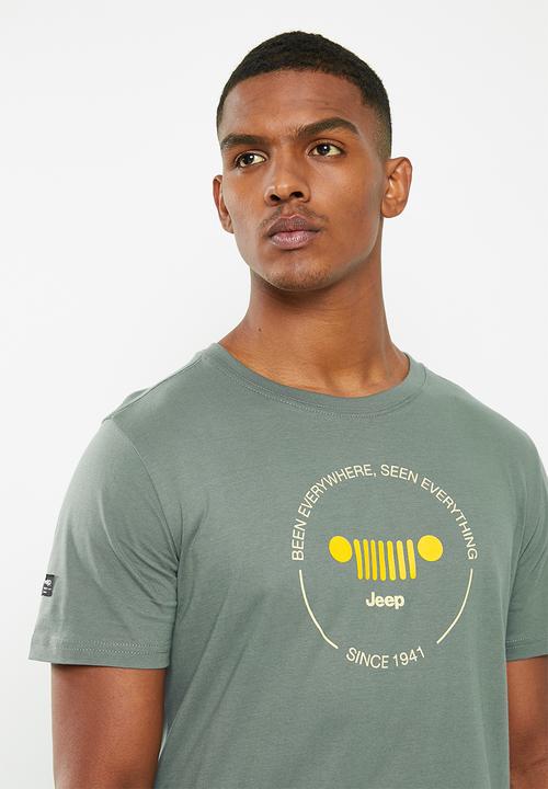 JEEP - Fashion graphics tee - olive