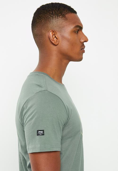 JEEP - Fashion graphics tee - olive