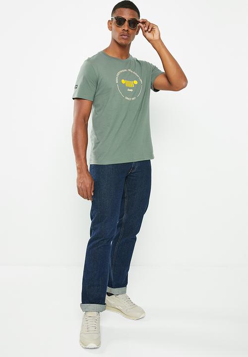 JEEP - Fashion graphics tee - olive