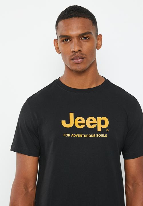 JEEP - Jeep logo print tee - black
