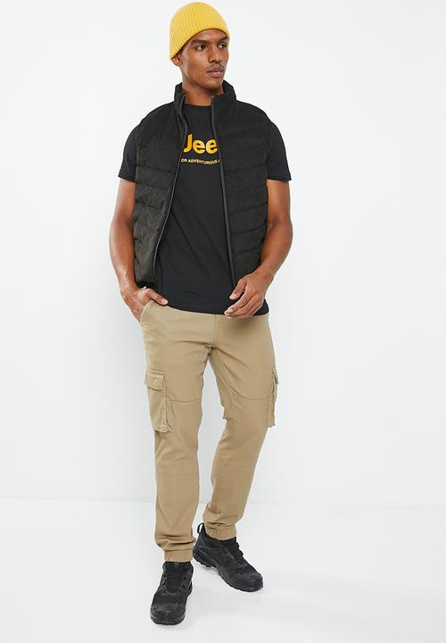 JEEP - Jeep logo print tee - black