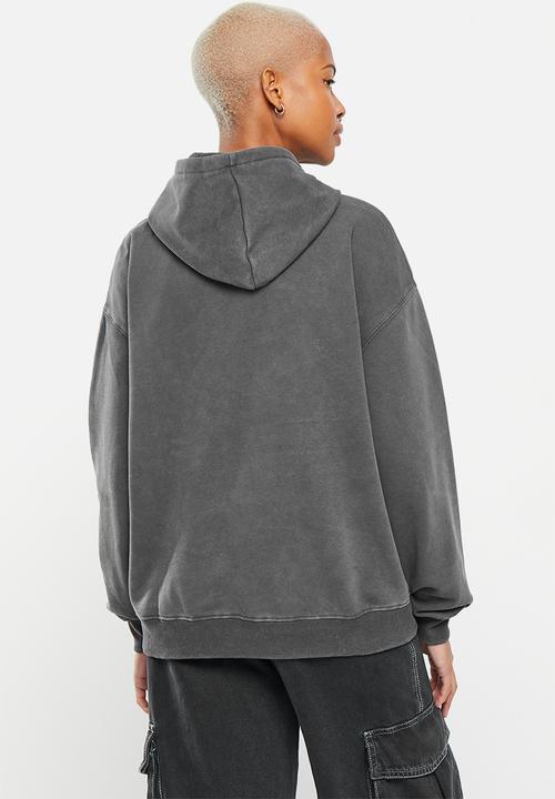 Supré  - Paige oversized printed hoodie - washed phantom/beverly hills