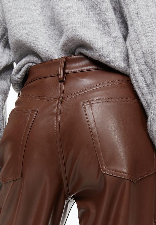 H&M - 90s straight trousers - brown
