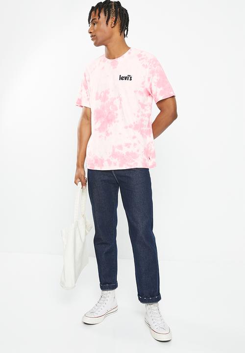 Levi’s® - Short sleeve relaxed fit tee poster - pink dye graph