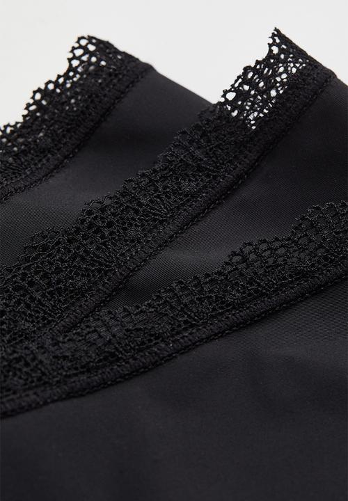 H&M - 3-pack jersey invisible brazilian briefs - black