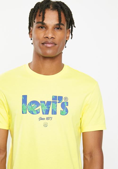 Levi’s® - tropical branded grp tee - lime light