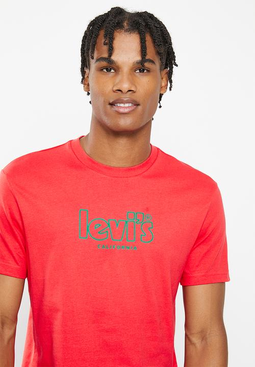 Levi’s® - comic branded grp tee 06 - poppy red