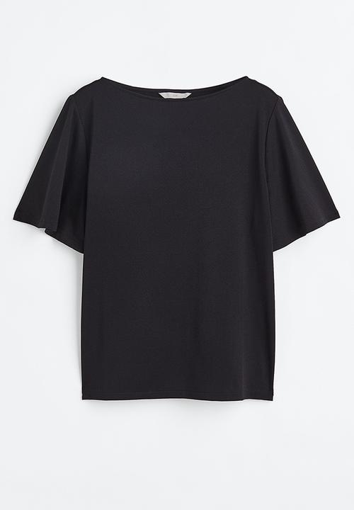 H&M - Boat-neck top - black