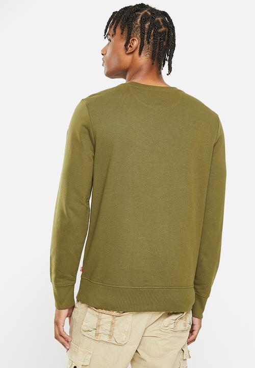 Levi’s® - vintage photo batwing sweat - dark olive 
