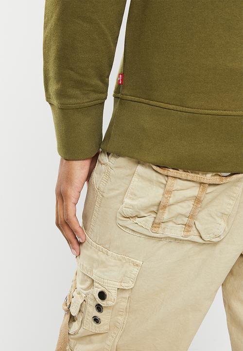 Levi’s® - vintage photo batwing sweat - dark olive 