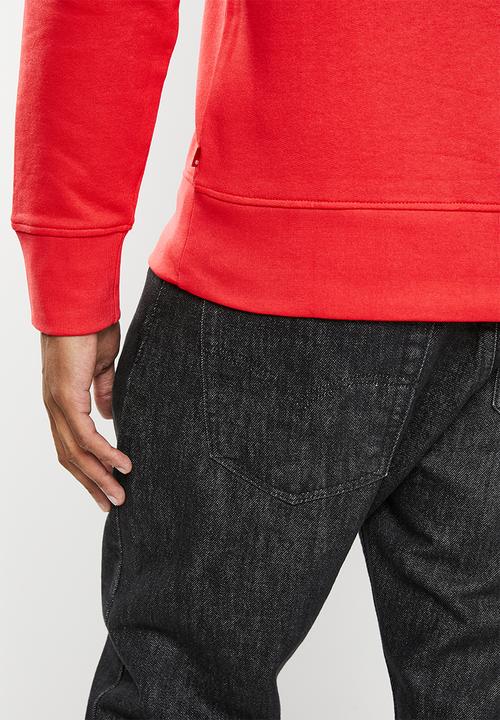 Levi’s® - circle text grp sweat - poppy red