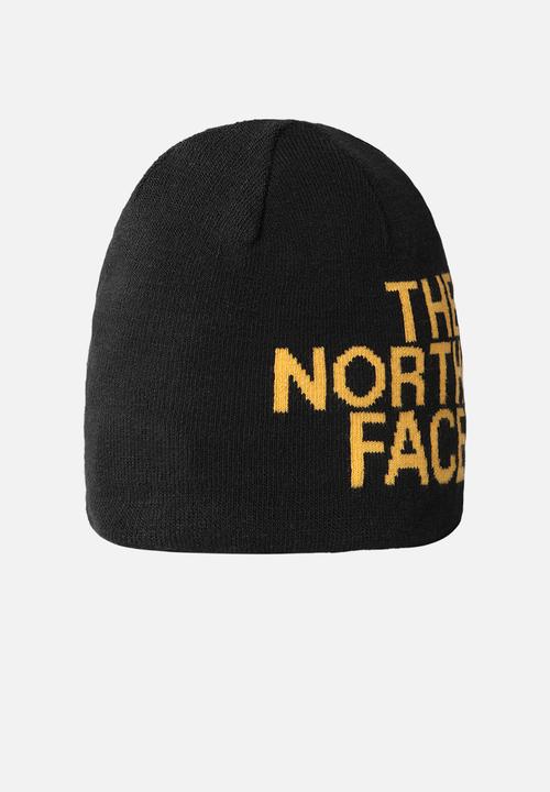 The North Face - Reversible tnf banner beanie - tnf black-summit gold
