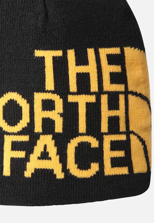 The North Face - Reversible tnf banner beanie - tnf black-summit gold