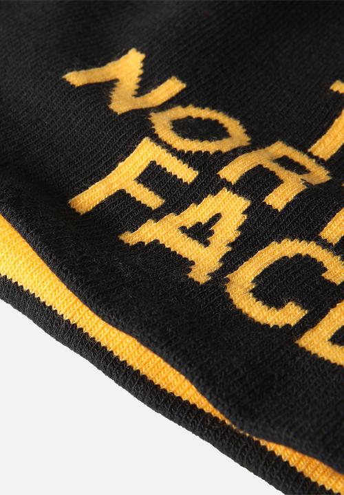 The North Face - Reversible tnf banner beanie - tnf black-summit gold