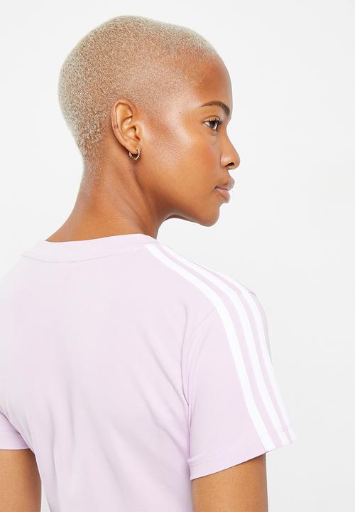 adidas Performance - W 3s fit t dress - silver dawn & white