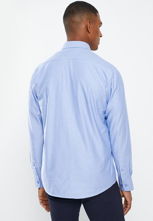 Pringle of Scotland - Long sleeve tailored shirt - blue