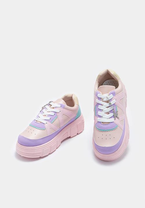 Koi Footwear - Aiya Kawaii platform Trainer - pink multi