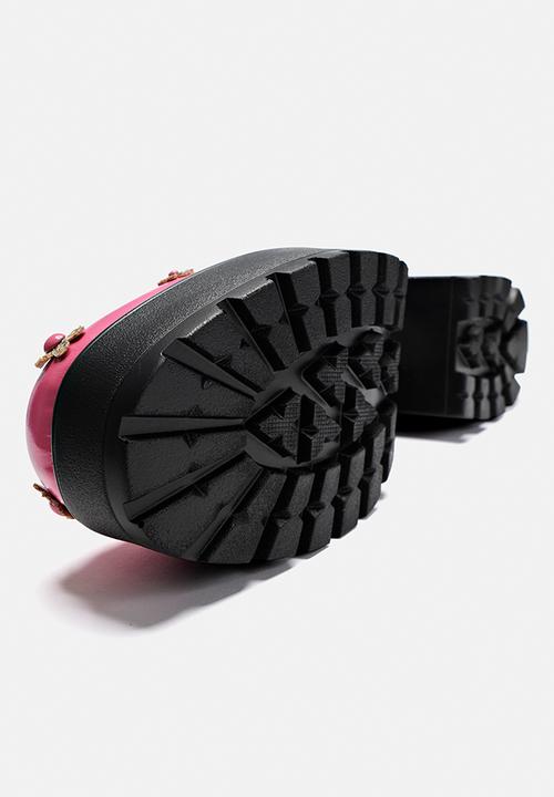 Koi Footwear - A stolen bloom lace up - pink flowers