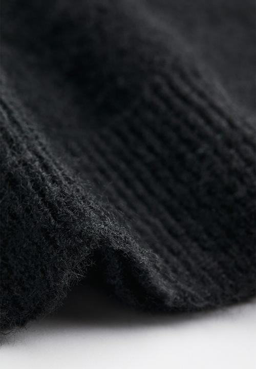 H&M - Polo-neck jumper - black