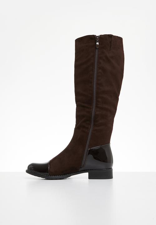 Butterfly Feet - Huda 5 knee length boot - choc