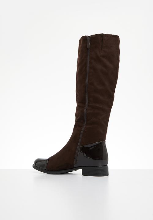 Butterfly Feet - Huda 5 knee length boot - choc