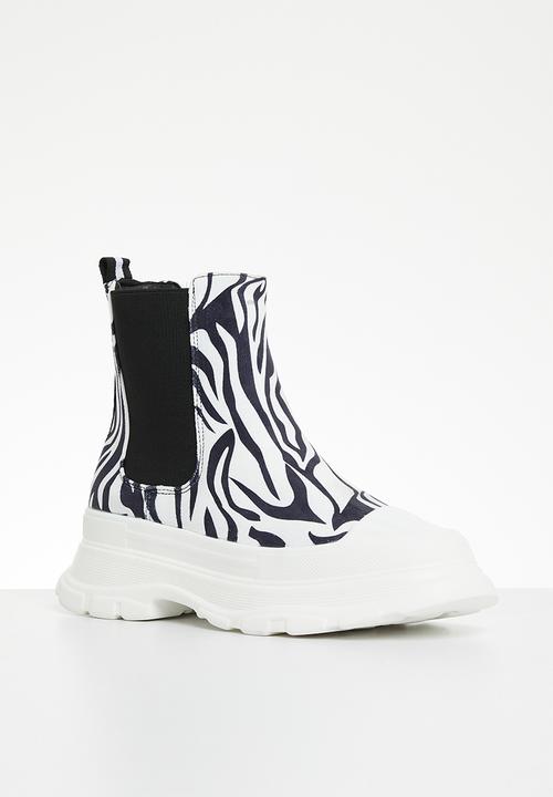 Footwork - Evelynne ankle boot - zebra