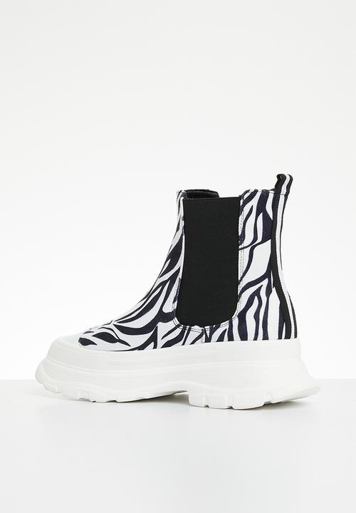 Footwork - Evelynne ankle boot - zebra