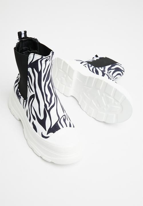 Footwork - Evelynne ankle boot - zebra