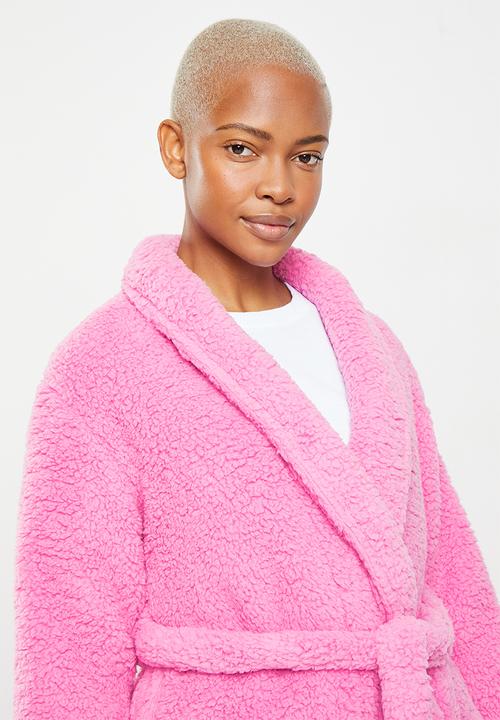 Cotton On - The hotel luxe snuggle robe - pink icing 