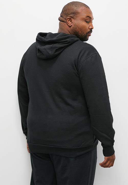 Superbalist - Plus noel basic zip through hoodie - black