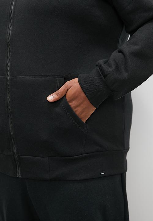 Superbalist - Plus noel basic zip through hoodie - black