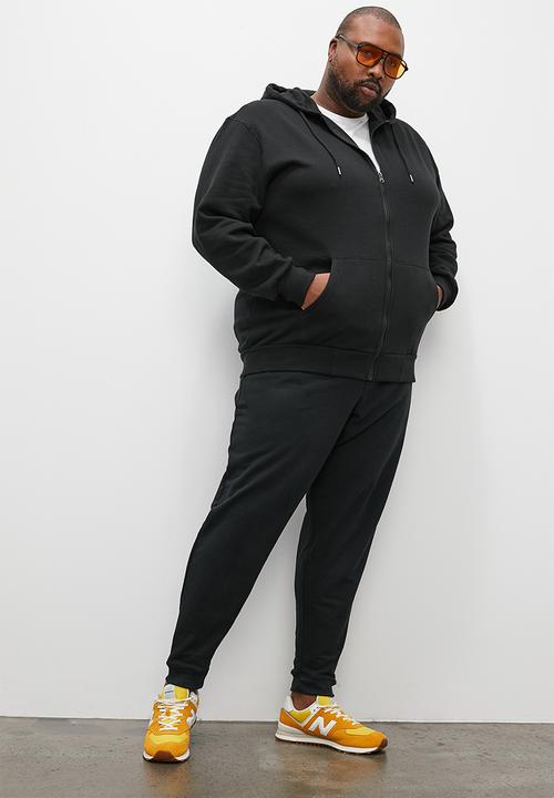 Superbalist - Plus noel basic zip through hoodie - black