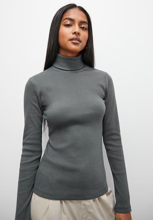 Superbalist - 2 Pack Poloneck tee - navy and grey