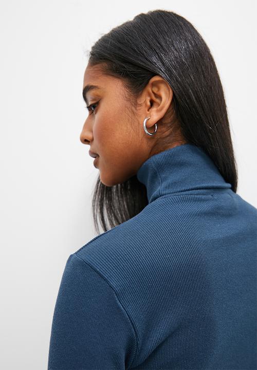 Superbalist - 2 Pack Poloneck tee - navy and grey