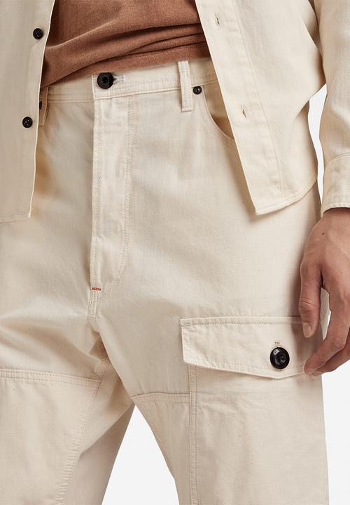 G-STAR - Bearing 3d cargo lt wt illinois ecru chambray - ecru