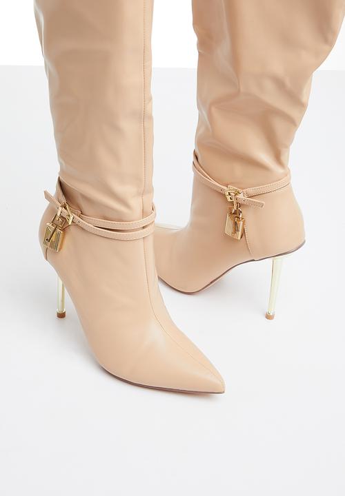 Plum - Colda knee length boot - neutral