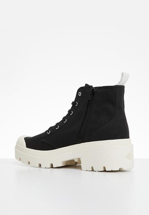 Palladium - Pallabase twill - black/marshmallow