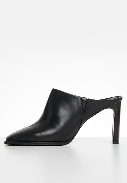 Calvin Klein - Curved stil mule 80 - ck black