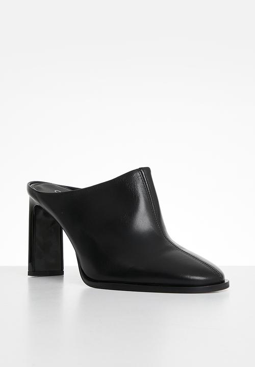 Calvin Klein - Curved stil mule 80 - ck black
