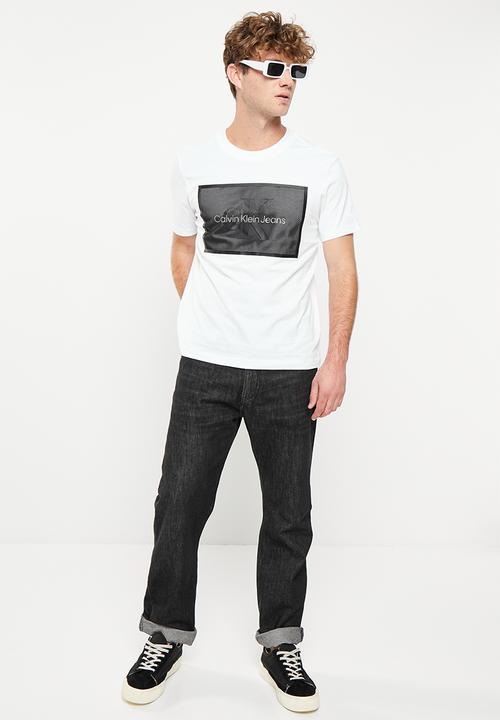 Calvin Klein - Monologo mesh box tee - bright white
