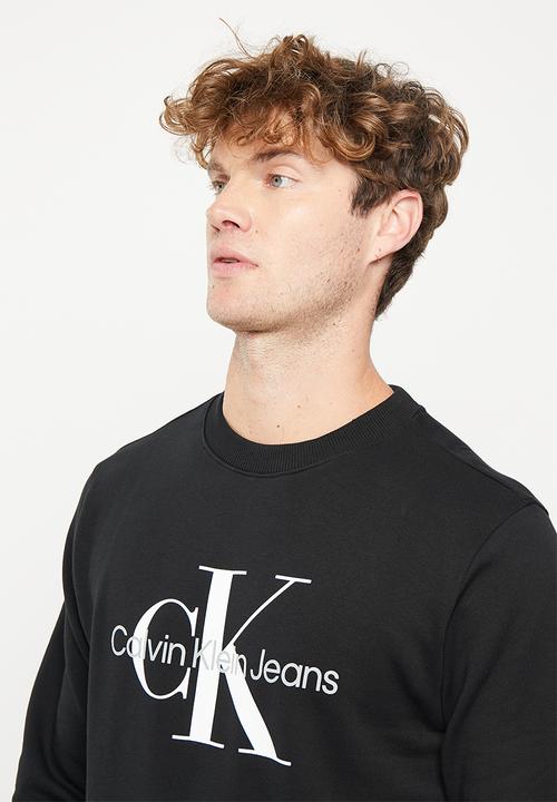 Calvin Klein - Core monogram crewneck - black