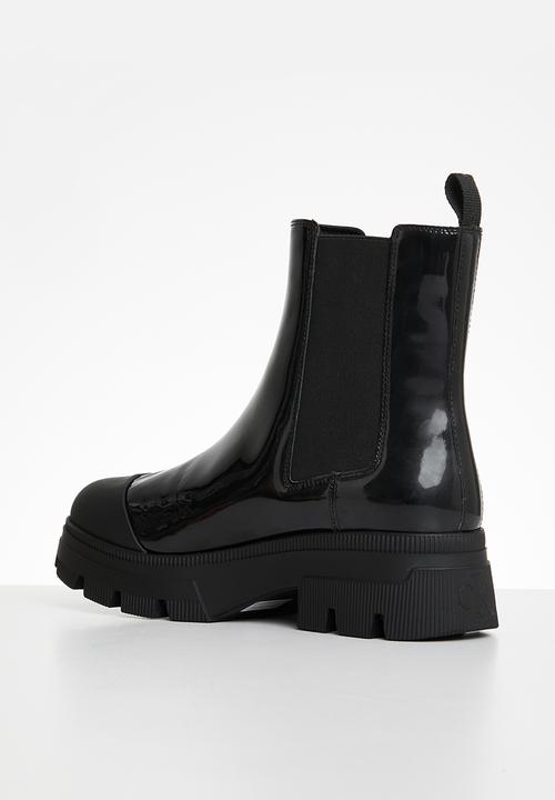 Calvin Klein - Chunky combat chelsea boot - black