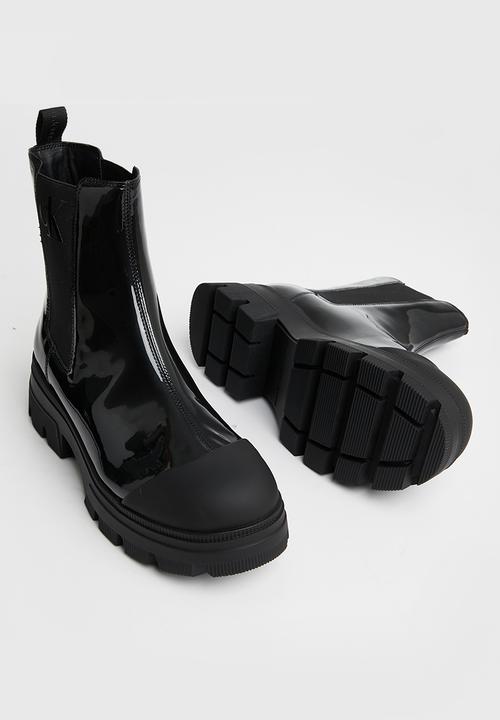Calvin Klein - Chunky combat chelsea boot - black